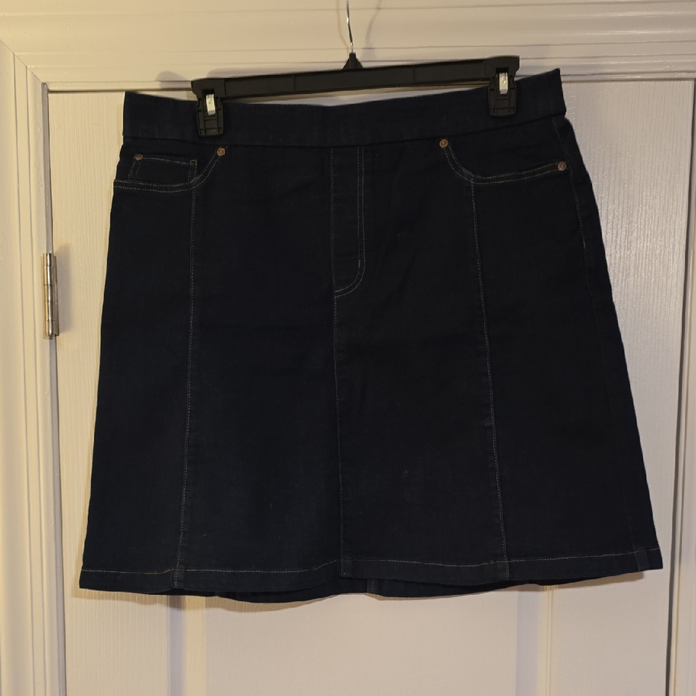 Kim Rogers Denim Mini Skirt